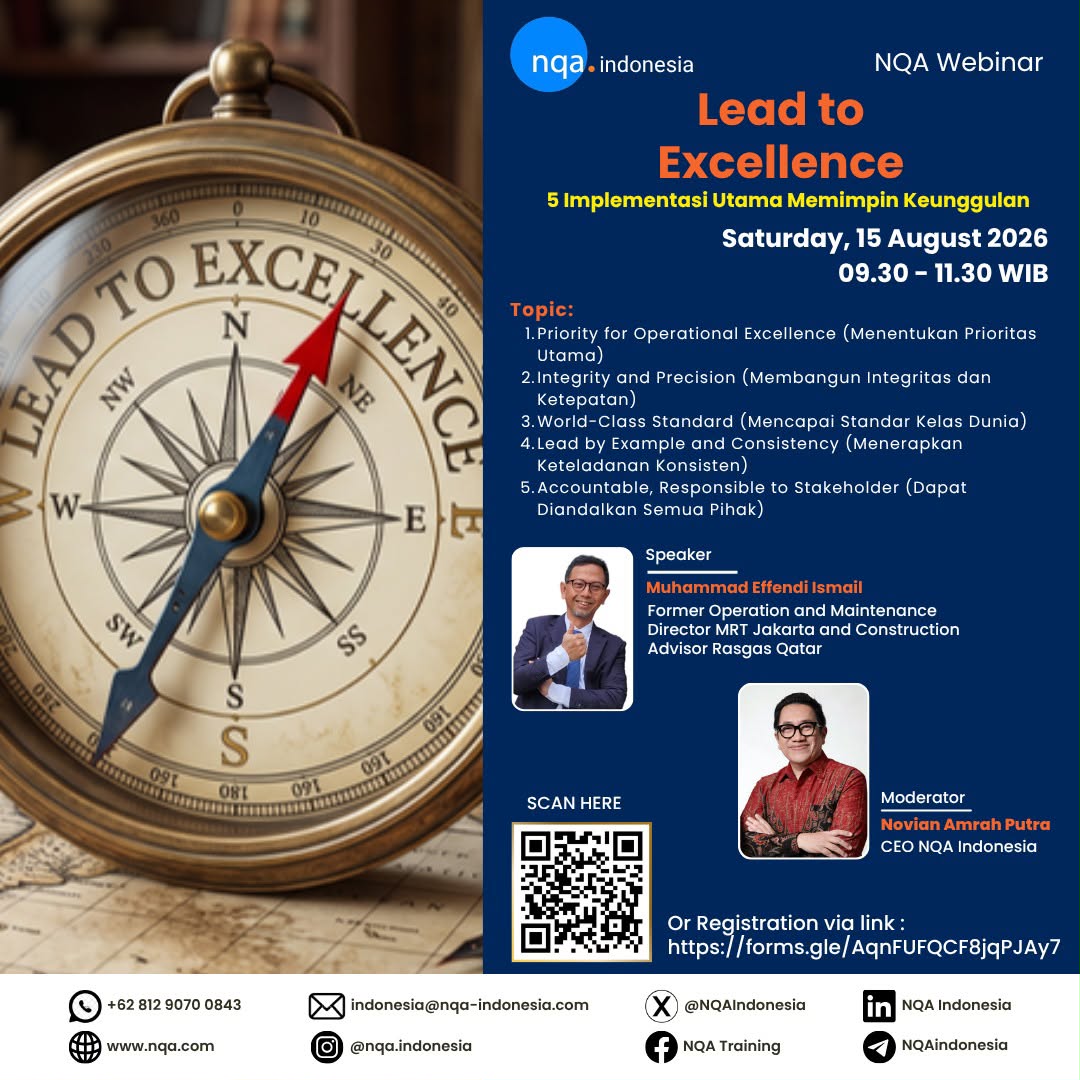 NQA FREE Webinar – Lead to Excellence