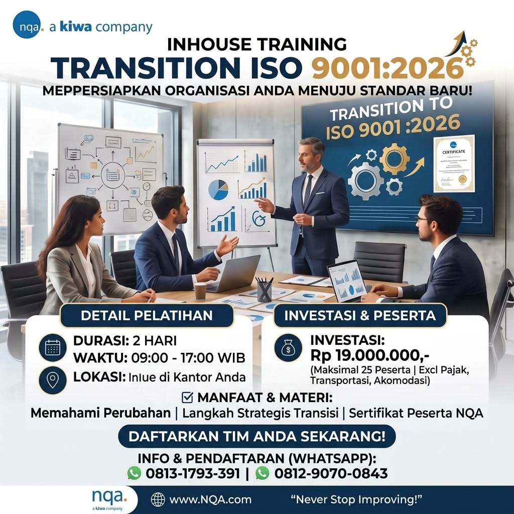 Persiapkan Organisasi Anda Menuju Standar Baru: ISO 9001:2026
